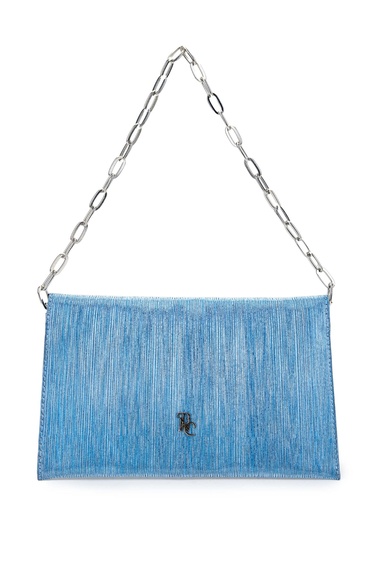  Tamer Tanca Kadın Vegan Mavi Omuz Çanta