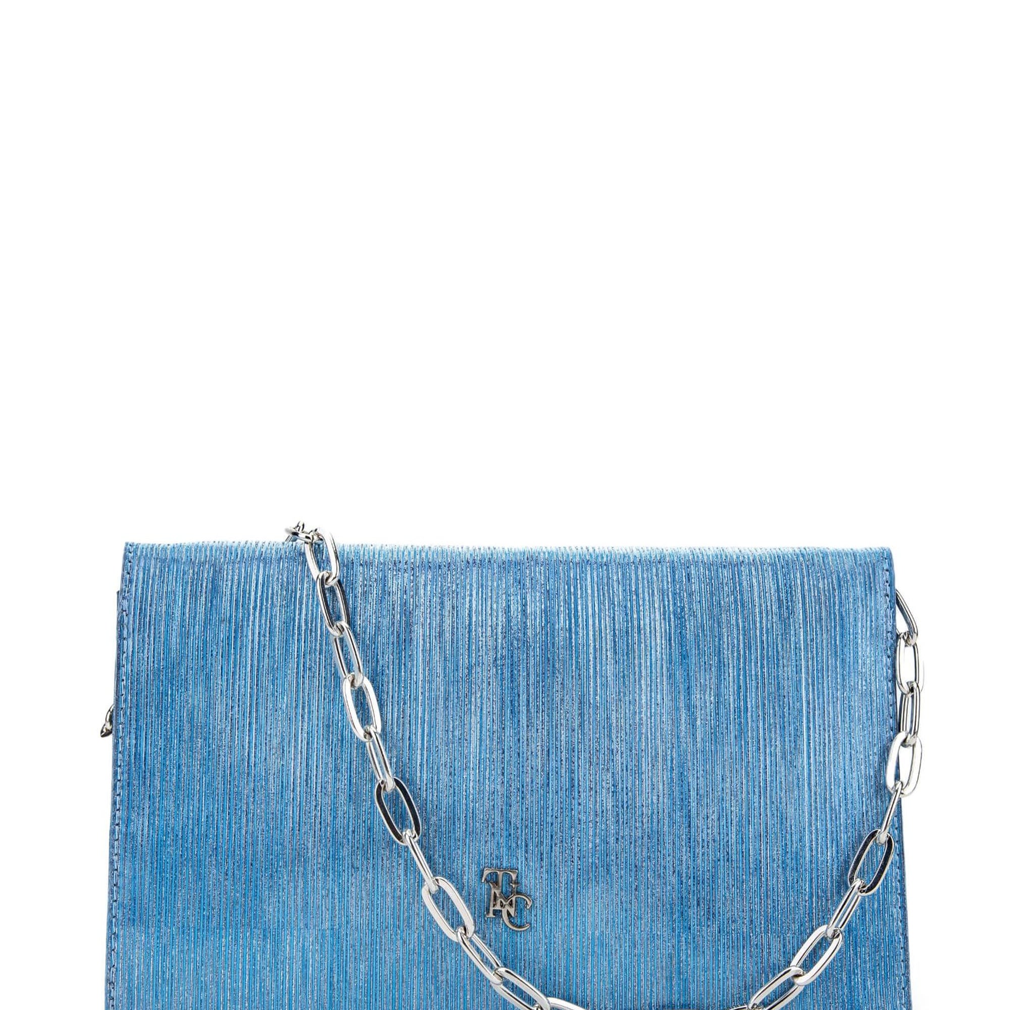 Tamer Tanca Kadın Vegan Mavi Omuz Çanta