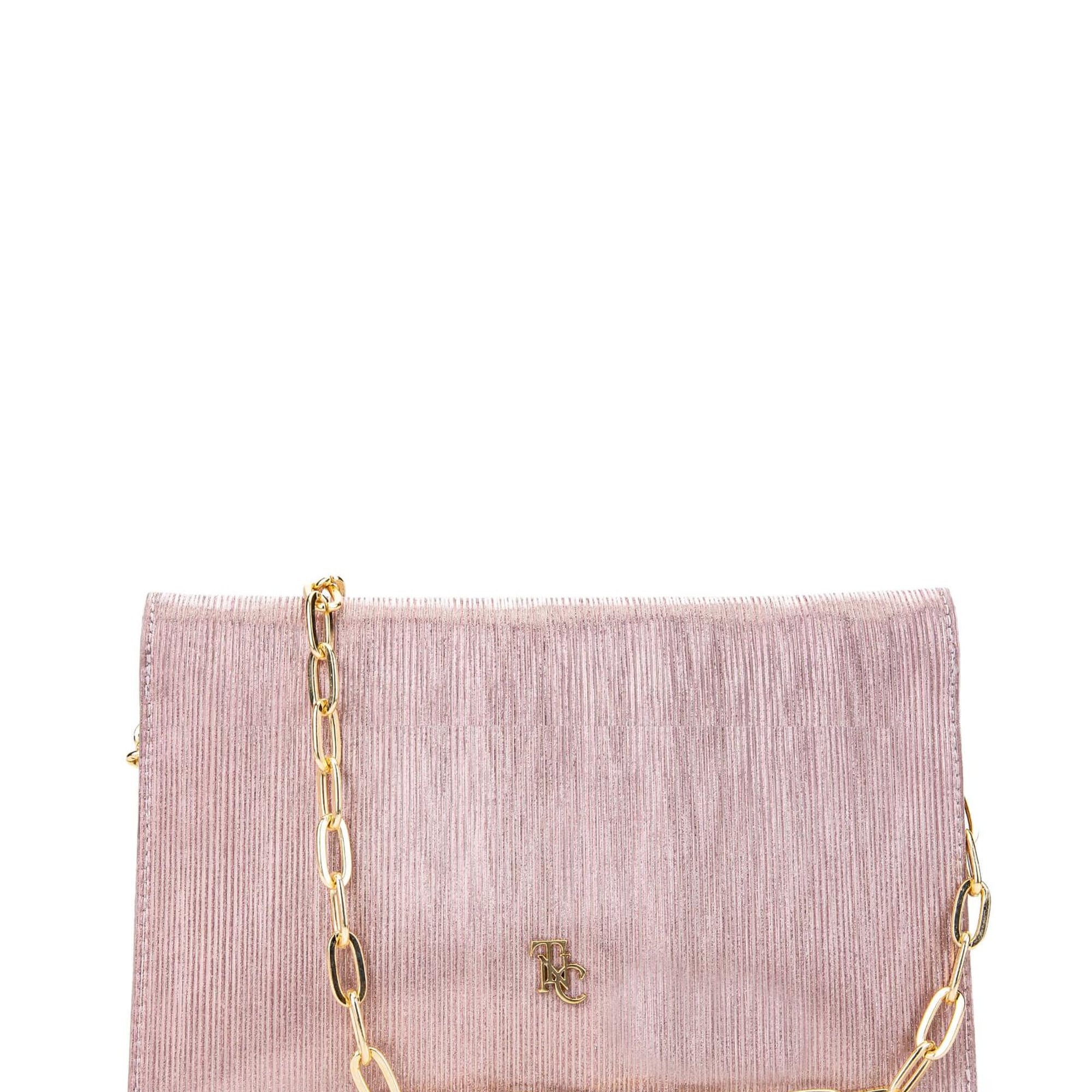 Tamer Tanca Kadın Vegan Pembe Omuz Çanta