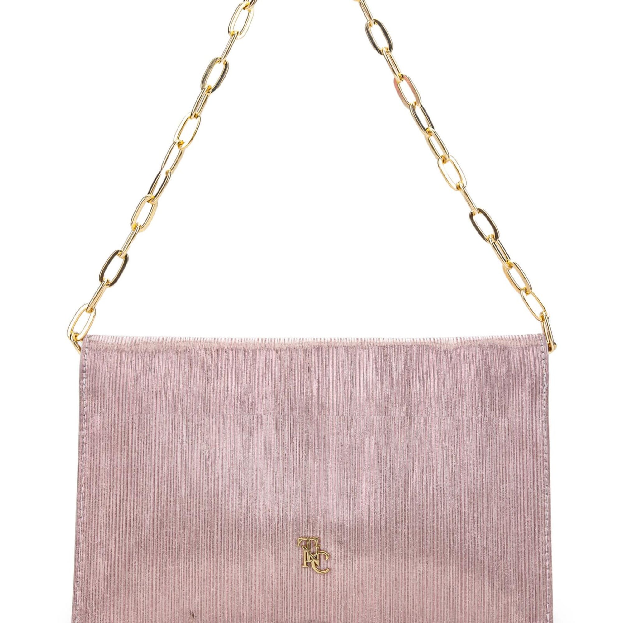 Tamer Tanca Kadın Vegan Pembe Omuz Çanta