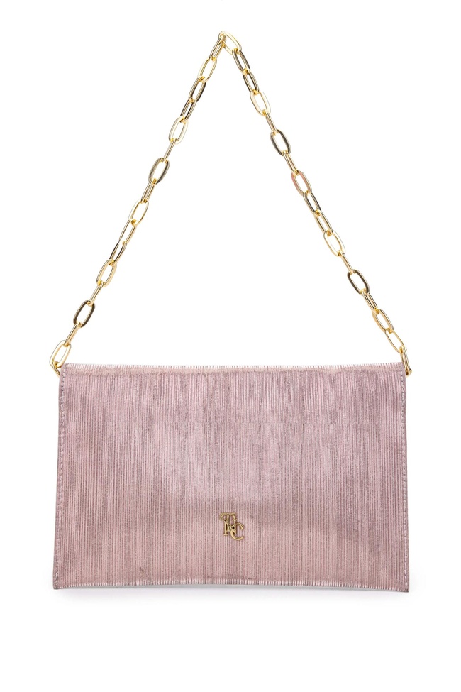  Tamer Tanca Kadın Vegan Pembe Omuz Çanta