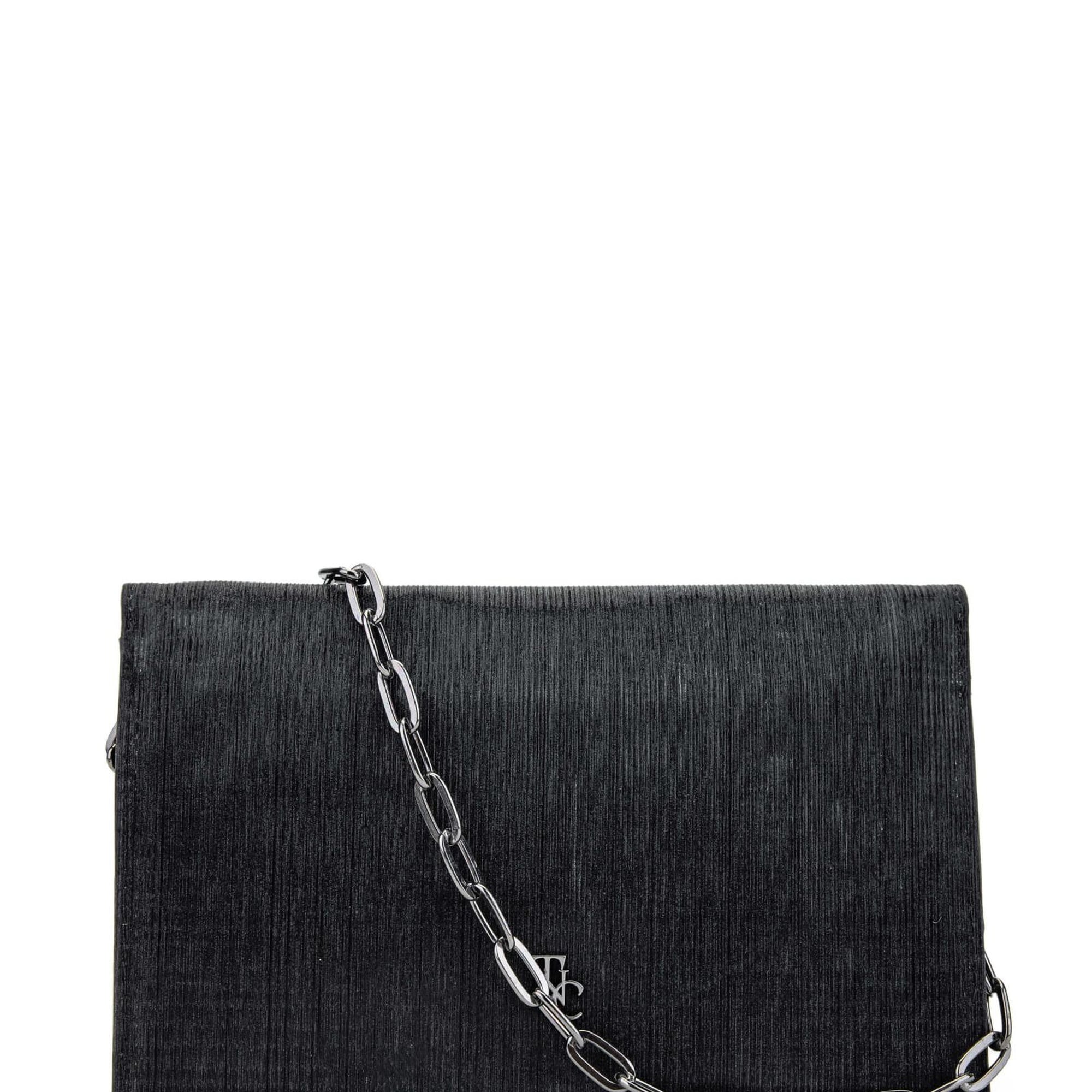 Tamer Tanca Kadın Vegan Siyah Omuz Çanta