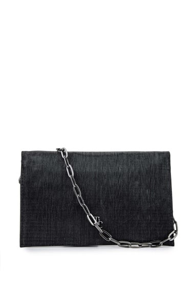  Tamer Tanca Kadın Vegan Siyah Omuz Çanta