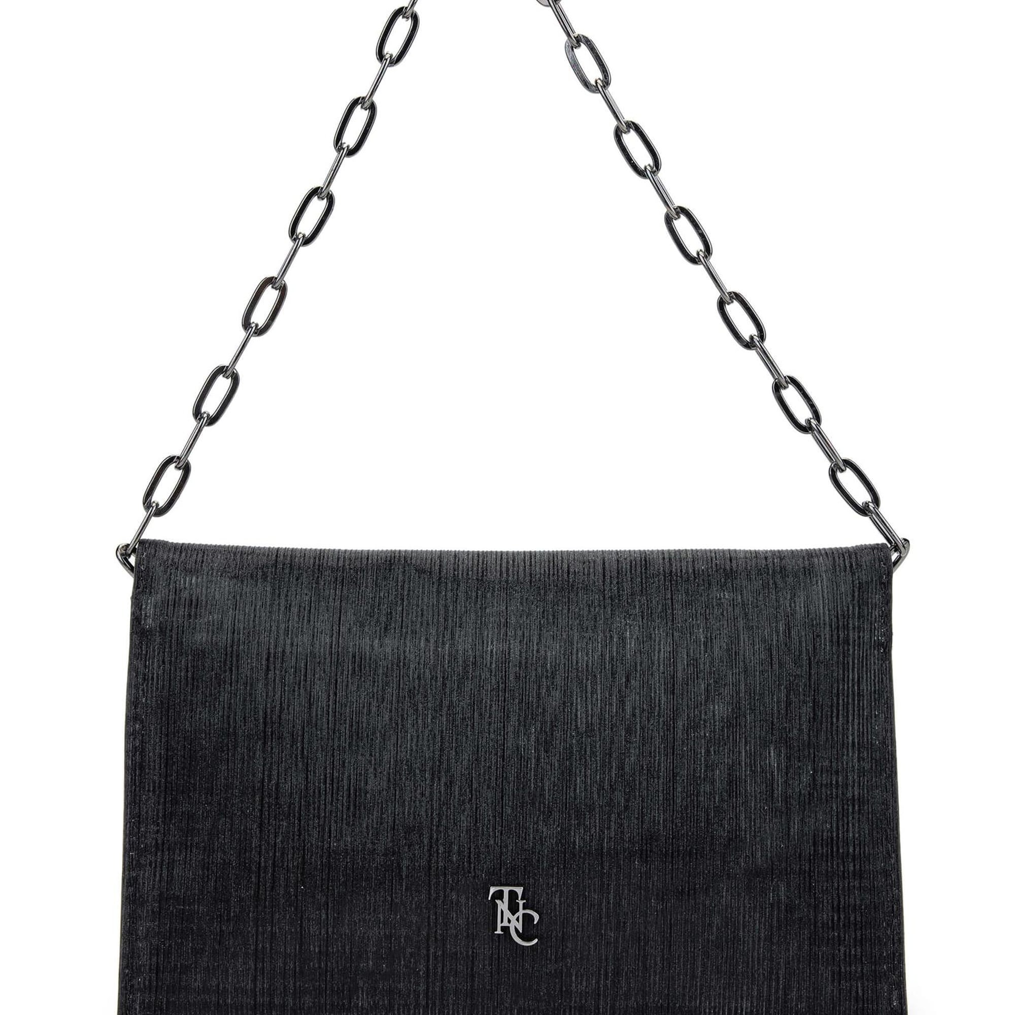 Tamer Tanca Kadın Vegan Siyah Omuz Çanta