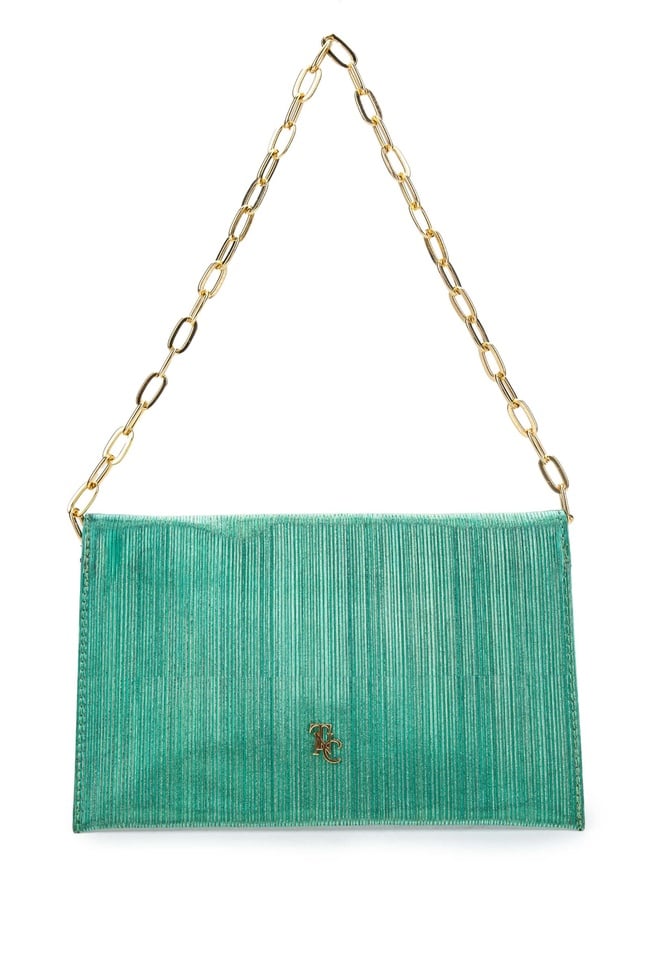  Tamer Tanca Kadın Vegan Yeşil Omuz Çanta