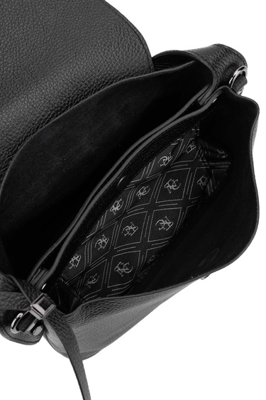  Tamer Tanca Kadın Hakiki Deri Siyah Postacı Çanta