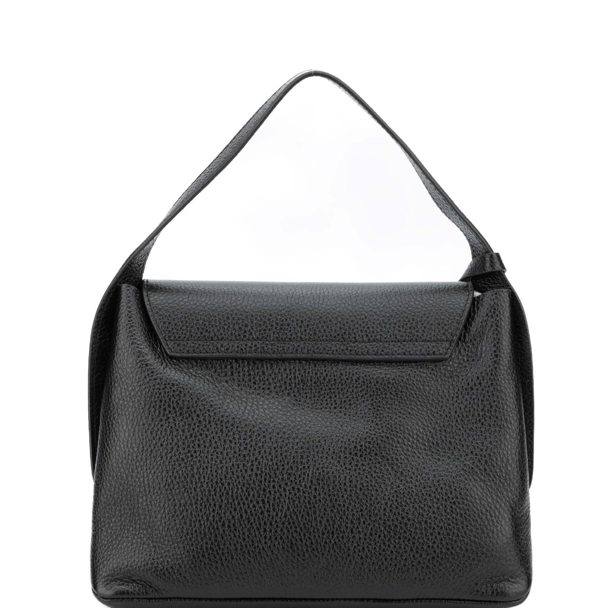 Tamer Tanca Kadın Hakiki Deri Siyah Postacı Çanta