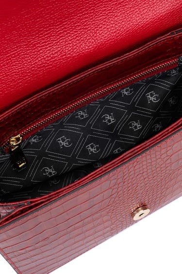  Tamer Tanca Kadın Hakiki Deri Kırmızı Postacı Çanta