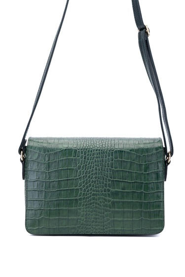  Tamer Tanca Kadın Hakiki Deri Yeşil Postacı Çanta