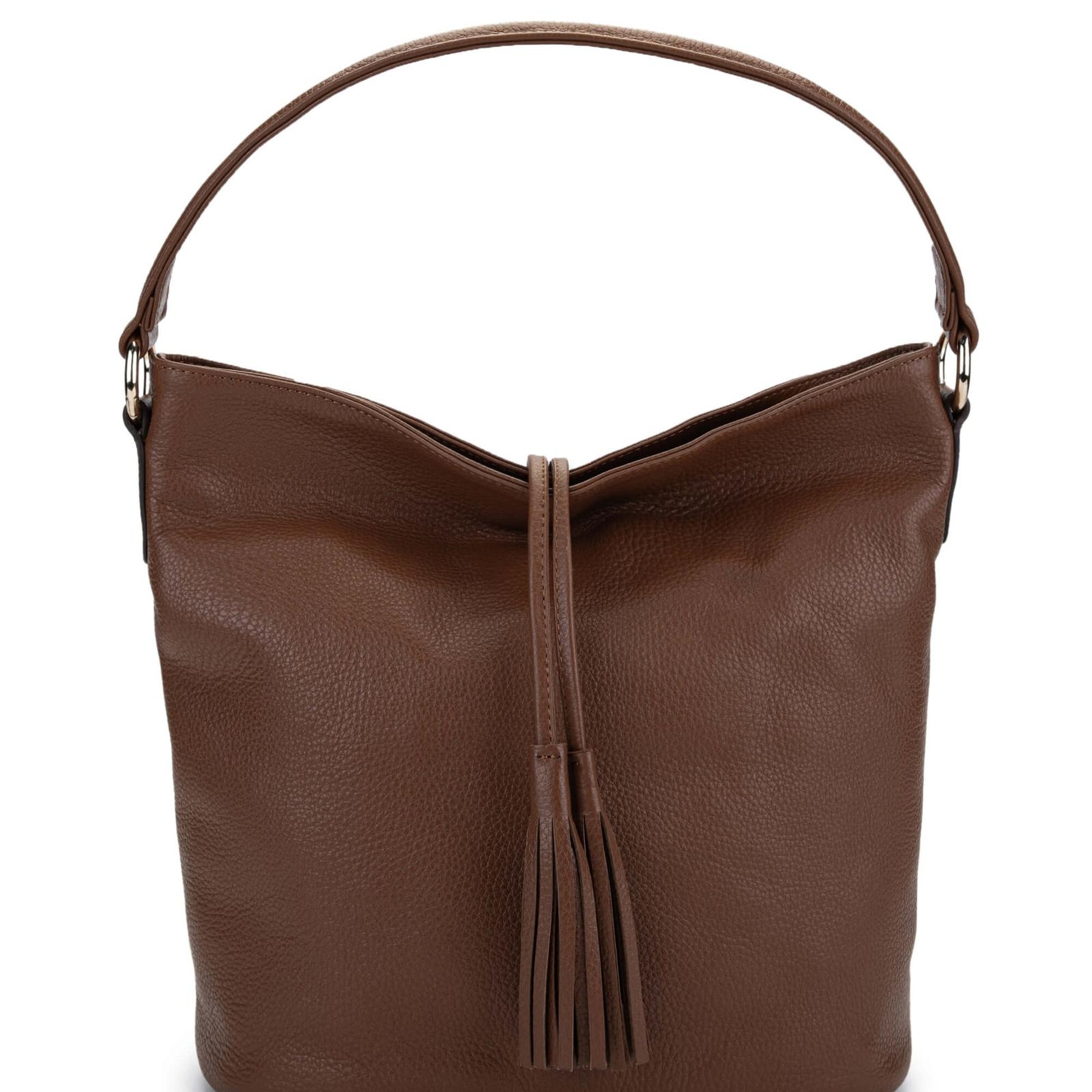 Tamer Tanca Kadın Hakiki Deri Taba Omuz Çanta