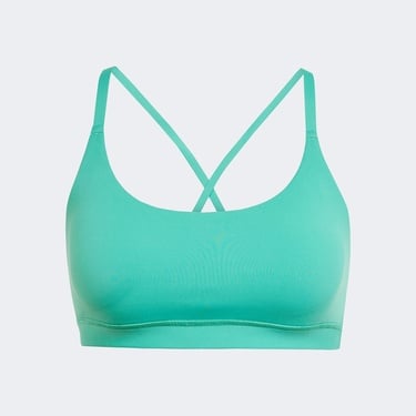  adidas All me Light Support Kadın Yeşil Bra