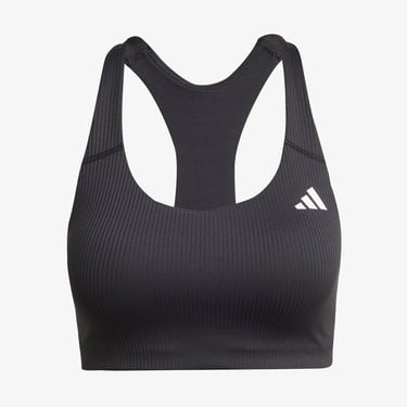  adidas Powerimpact Rib Medium Support Training Kadın Siyah Bra