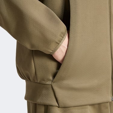  adidas Z.N.E. Full Zip Erkek Yeşil Eşofman Üstü