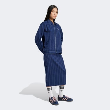  adidas Originals Pinstripe Kadın Lacivert Ceket