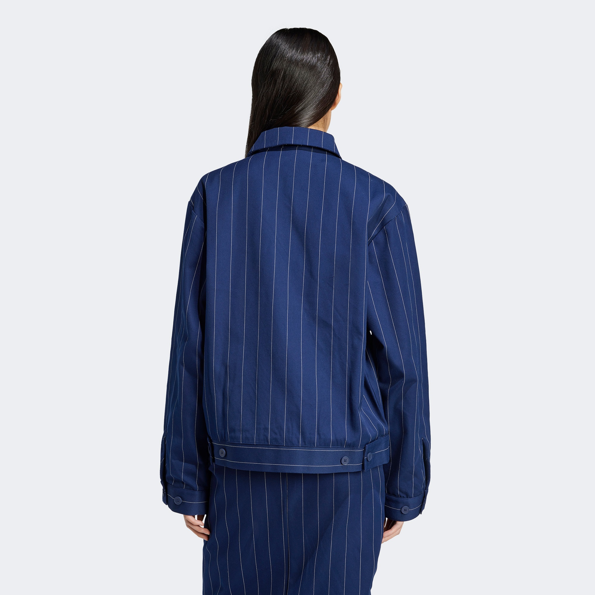 adidas Originals Pinstripe Kadın Lacivert Ceket