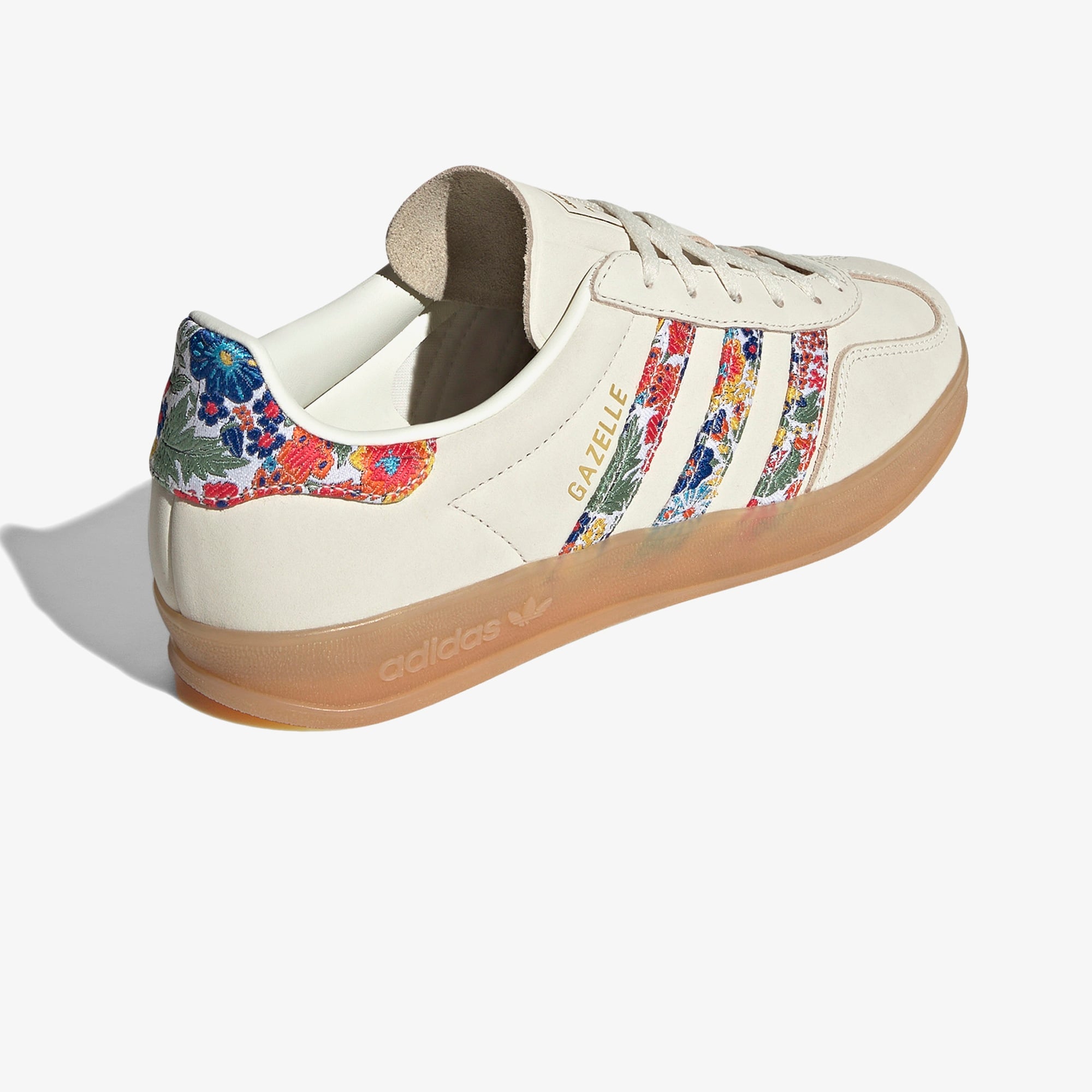 adidas Gazelle Indoor X Liberty London Kadın Krem Spor Ayakkabı