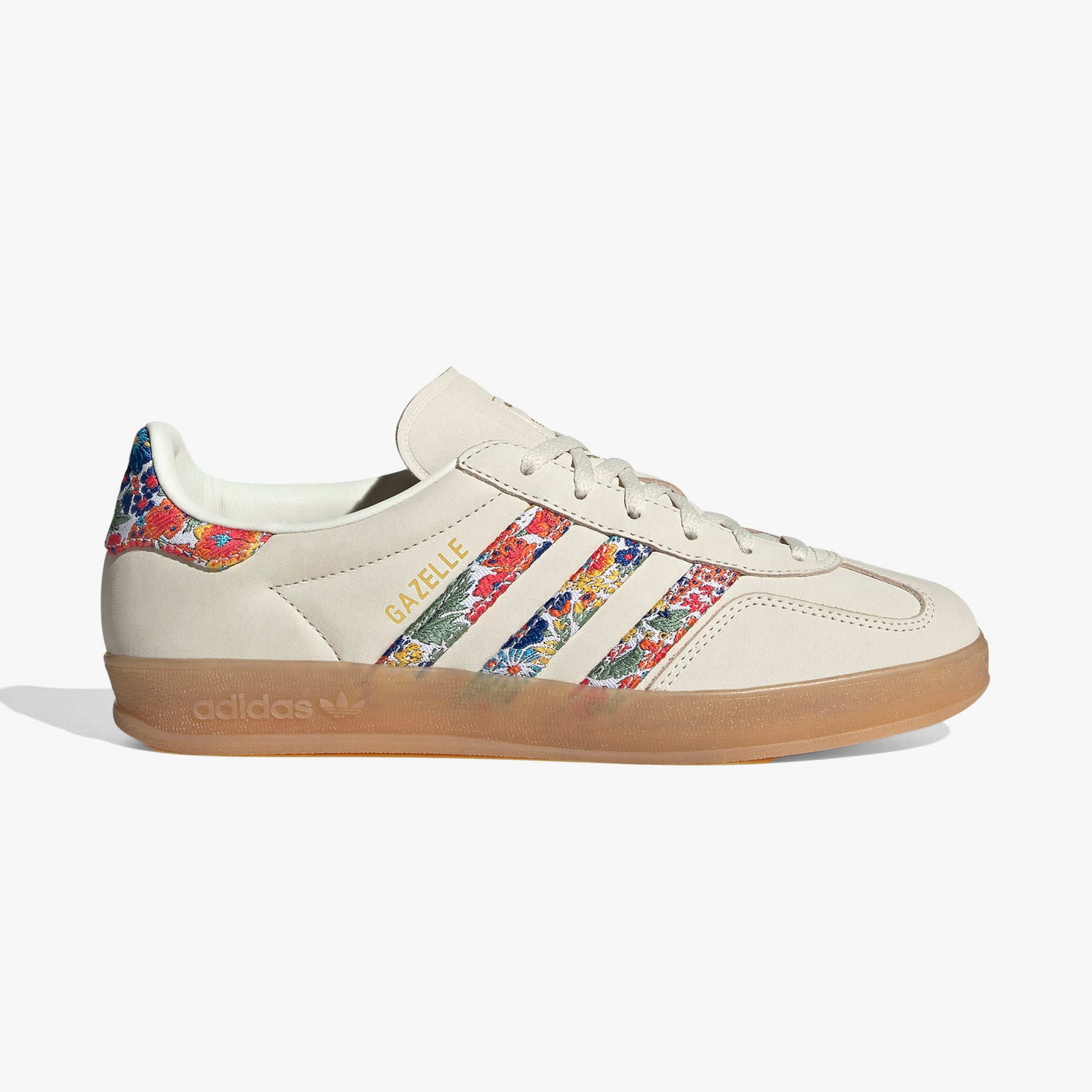 adidas Gazelle Indoor X Liberty London Kadın Krem Spor Ayakkabı