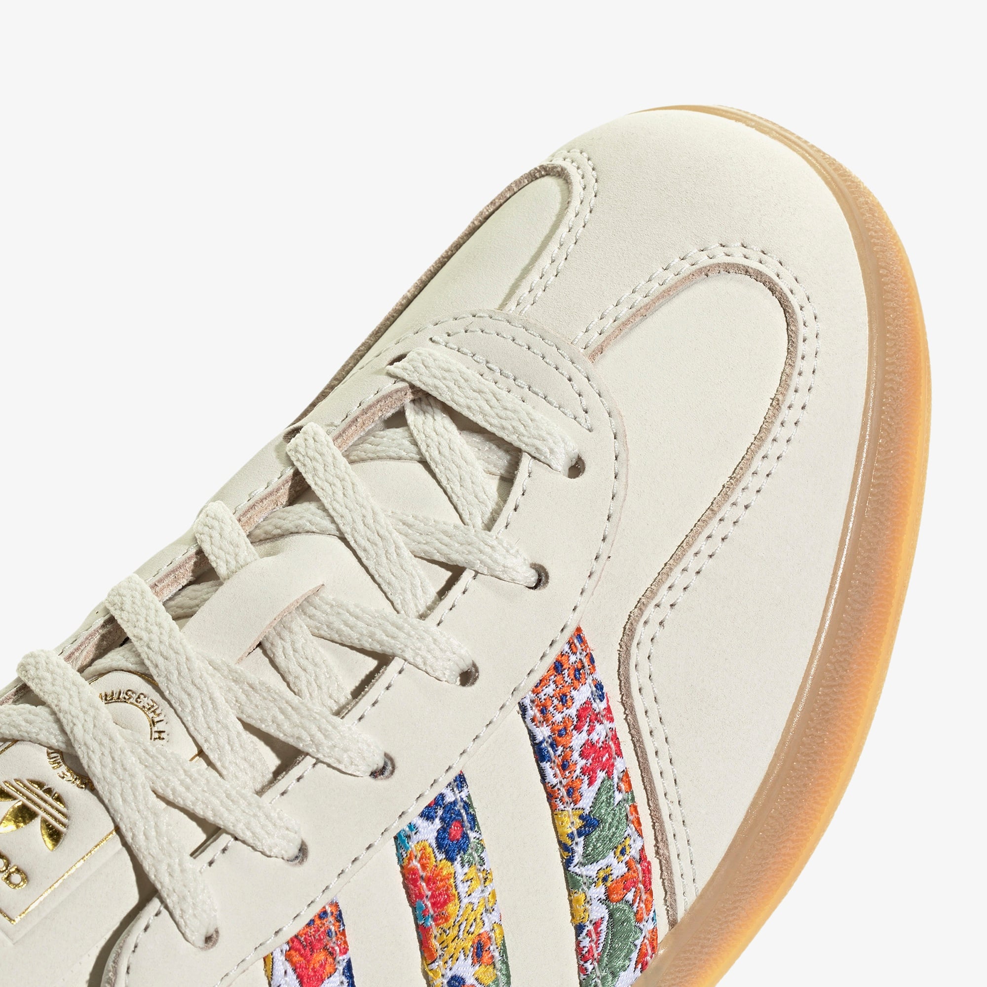 adidas Gazelle Indoor X Liberty London Kadın Krem Spor Ayakkabı