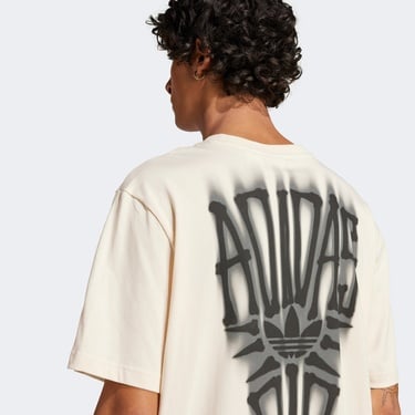  adidas Originals Skeleton Erkek Beyaz T-Shirt