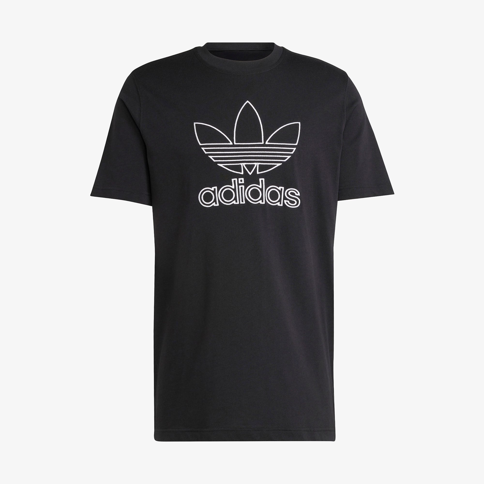 adidas Adicolor Outline Trefoil Erkek Siyah T-Shirt