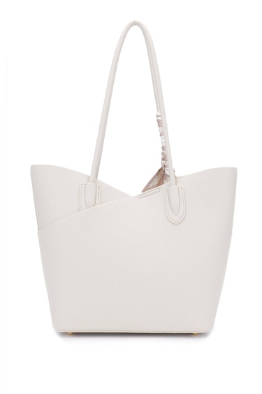  Tamer Tanca Kadın Vegan Bej Kol Çantası