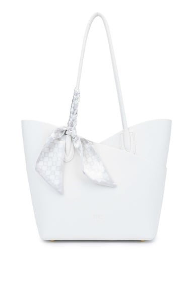  Tamer Tanca Kadın Vegan Beyaz Kol Çantası