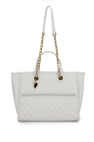  Tamer Tanca Kadın Vegan Beyaz Kol Çantası