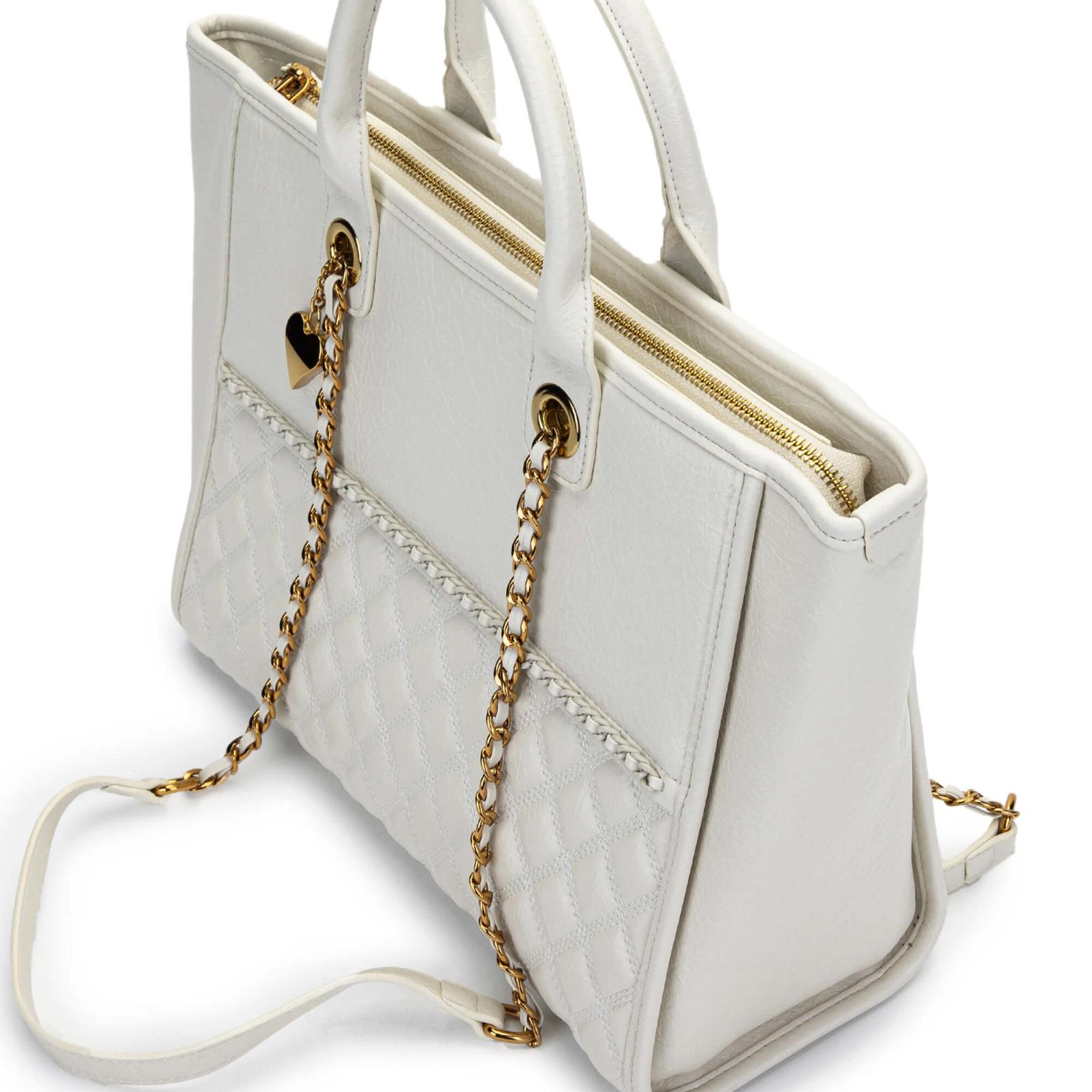 Tamer Tanca Kadın Vegan Beyaz Kol Çantası