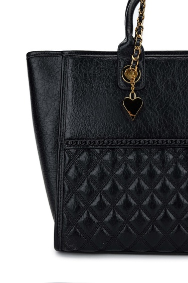  Tamer Tanca Kadın Vegan Siyah Kol Çantası