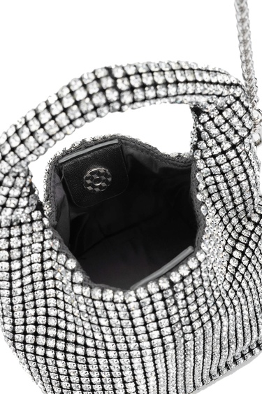  Tamer Tanca Kadın Vegan Gri Omuz Çanta