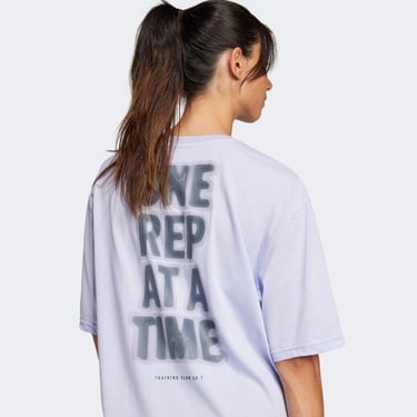  adidas Climacool Training Graphic Kadın Mor T-Shirt