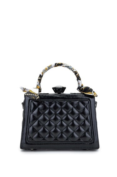  Tamer Tanca Kadın Vegan Siyah El Çantası