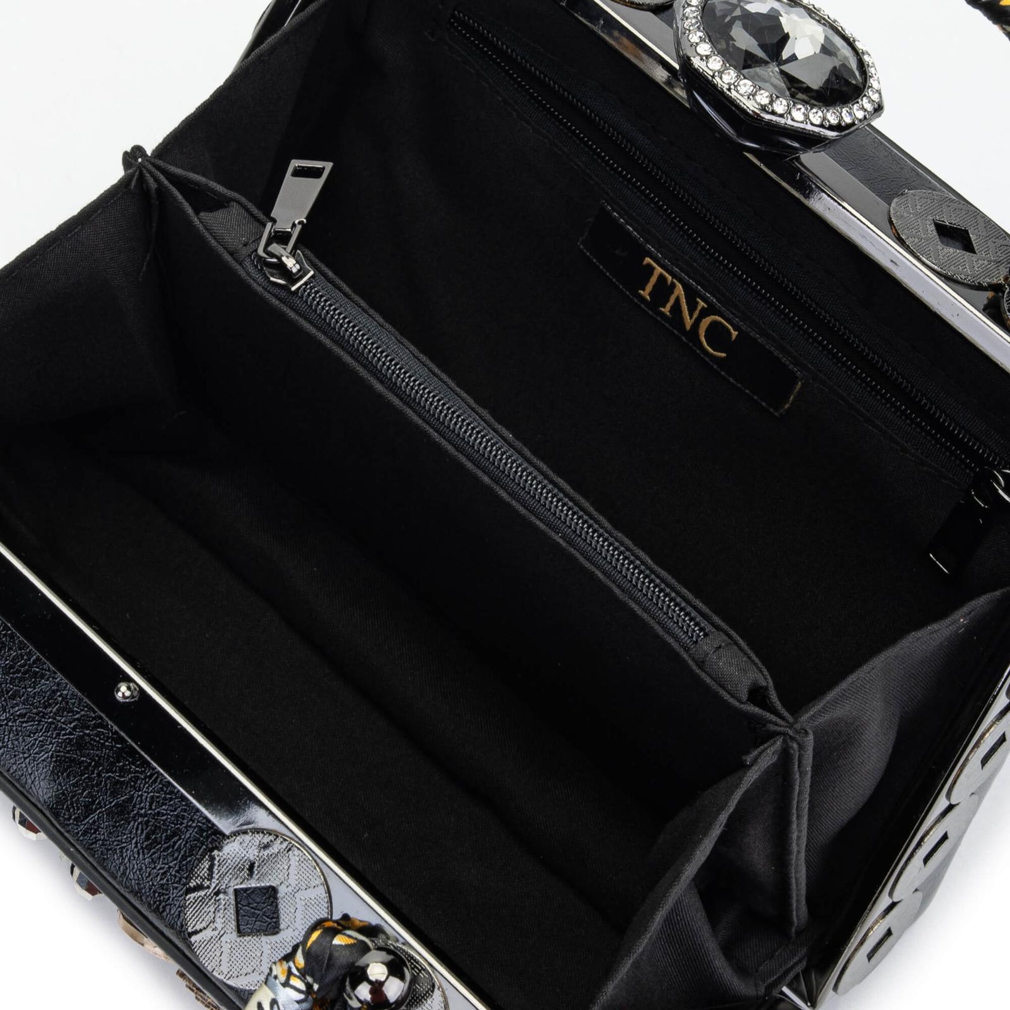 Tamer Tanca Kadın Vegan Siyah El Çantası