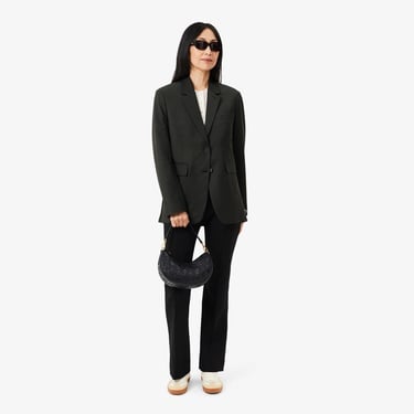  Lacoste Maheki Kadın Monogram Deri  Siyah Omuz Çantası