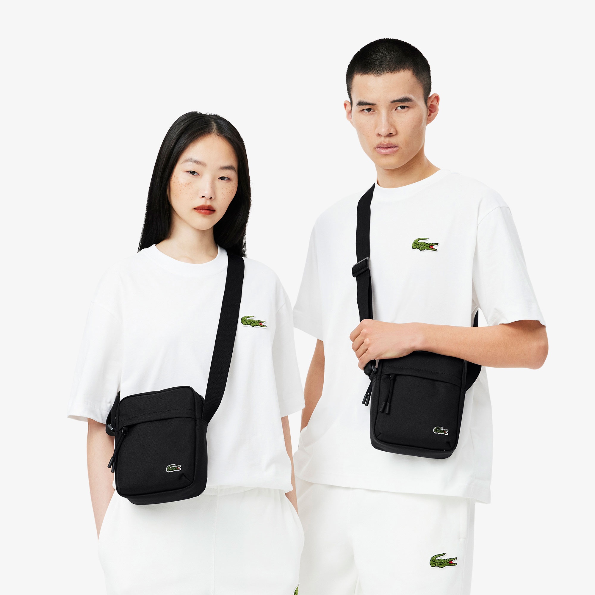 Lacoste Neocroc Unisex Siyah Postacı Çantası