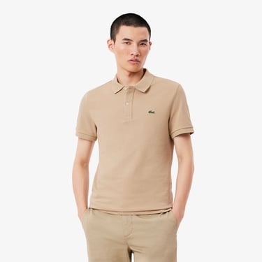  Lacoste L.12.12 Erkek Slim Fit Bej Polo