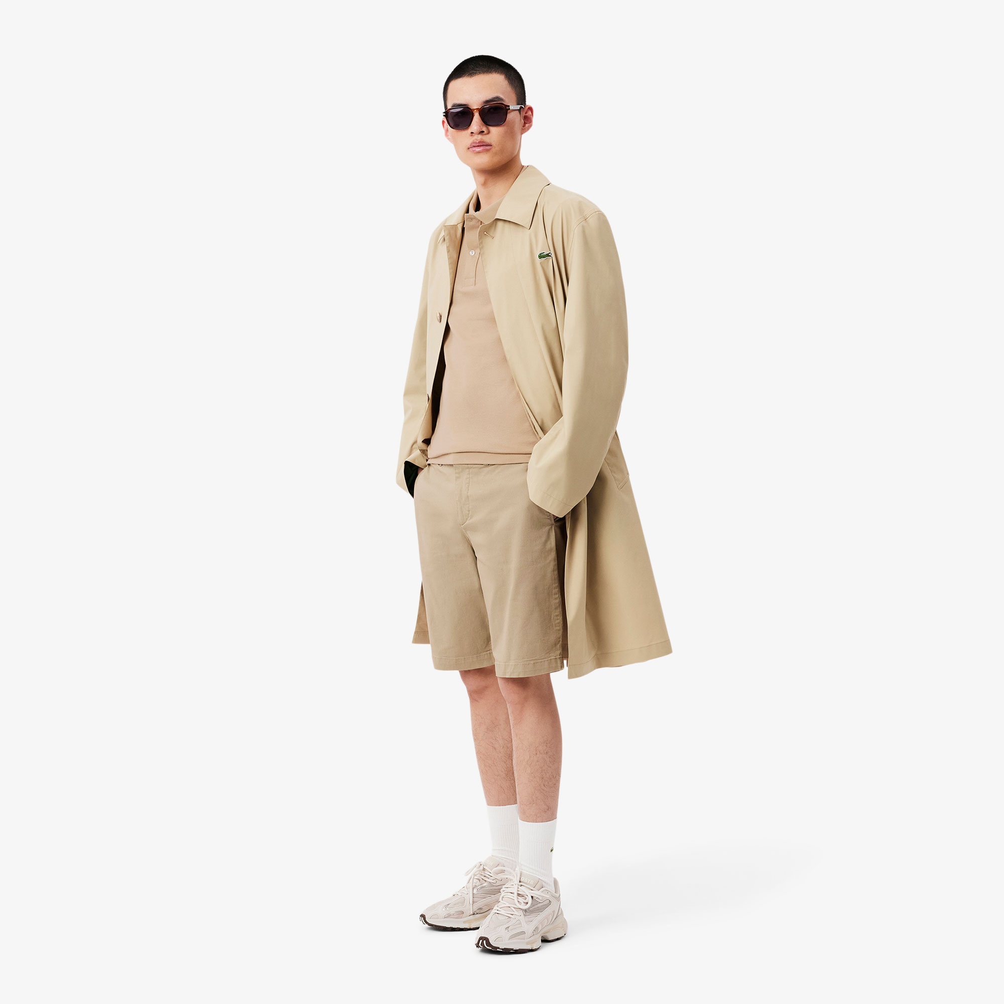 Lacoste L.12.12 Erkek Slim Fit Bej Polo