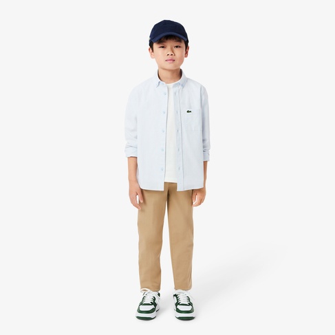  Lacoste Çocuk Regular Fit Bej Pantolon