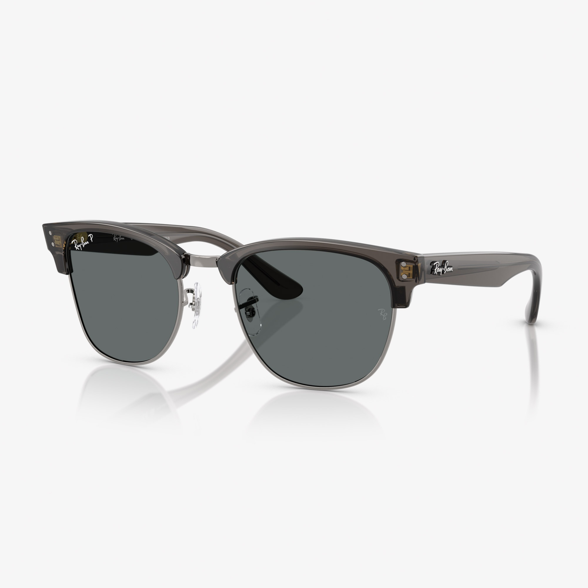 Ray-Ban Clubmaster Reverse RBR0504S Unisex Gri Güneş Gözlüğü