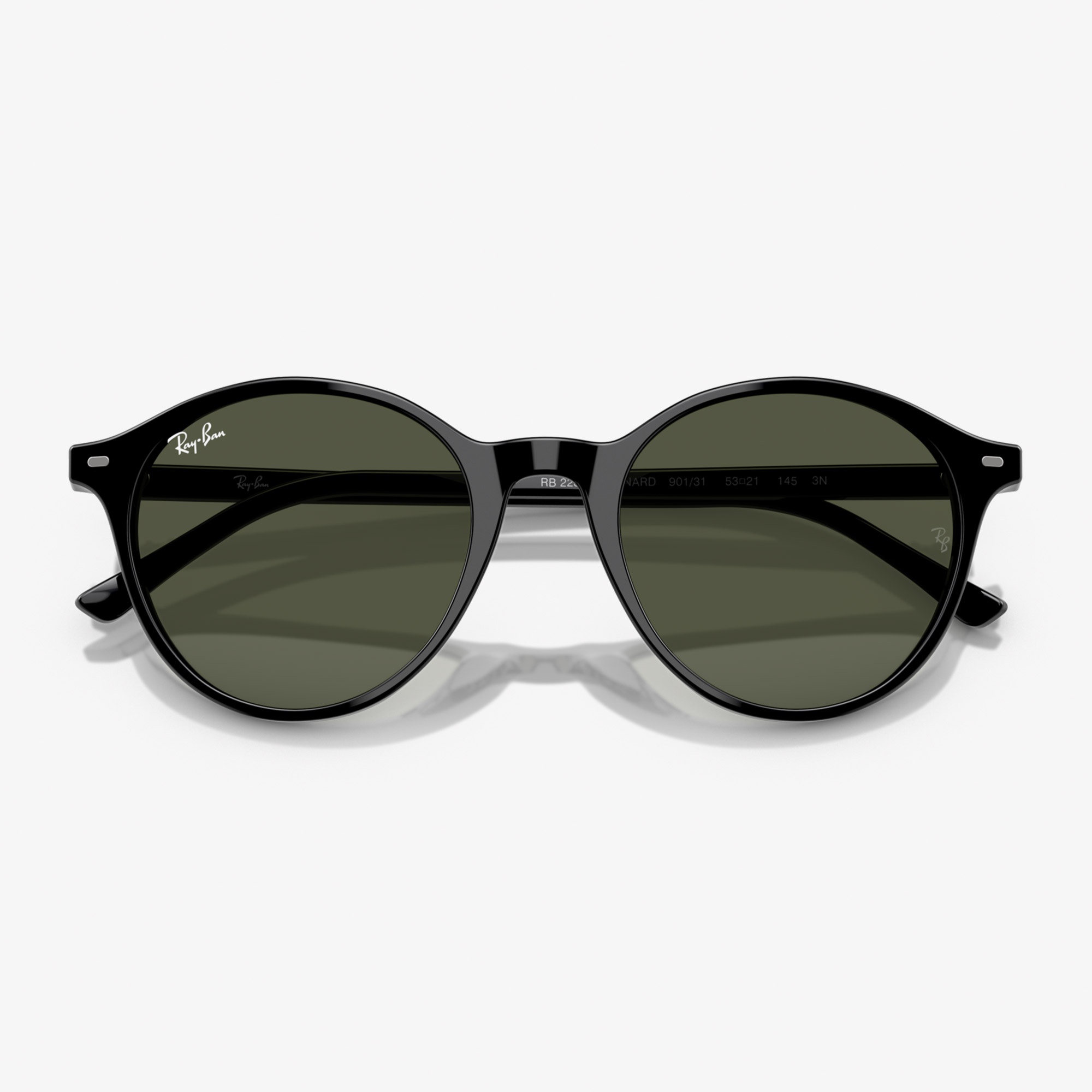 Ray-Ban Bernard RB2230 Unisex Siyah Güneş Gözlüğü
