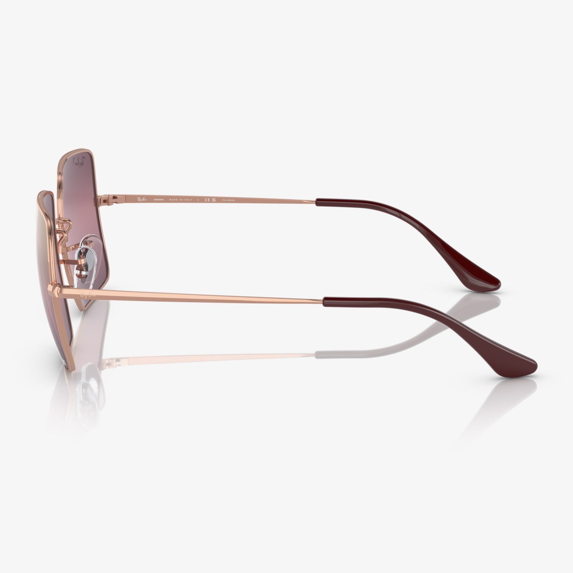 Ray-Ban Square 1971 Chromance RB1971 Kadın Pembe Güneş Gözlüğü