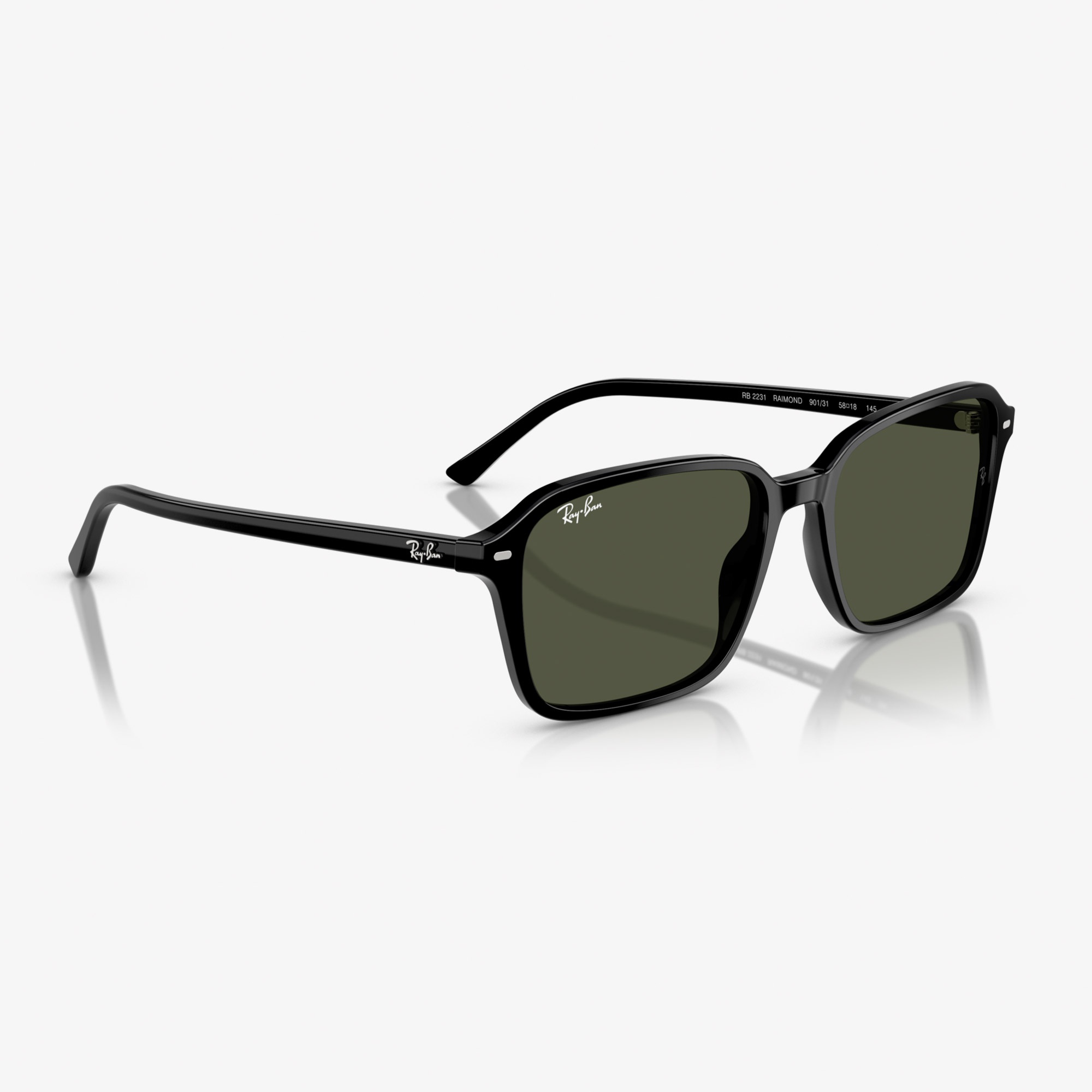 Ray-Ban Raimond RB2231 Unisex Siyah Güneş Gözlüğü