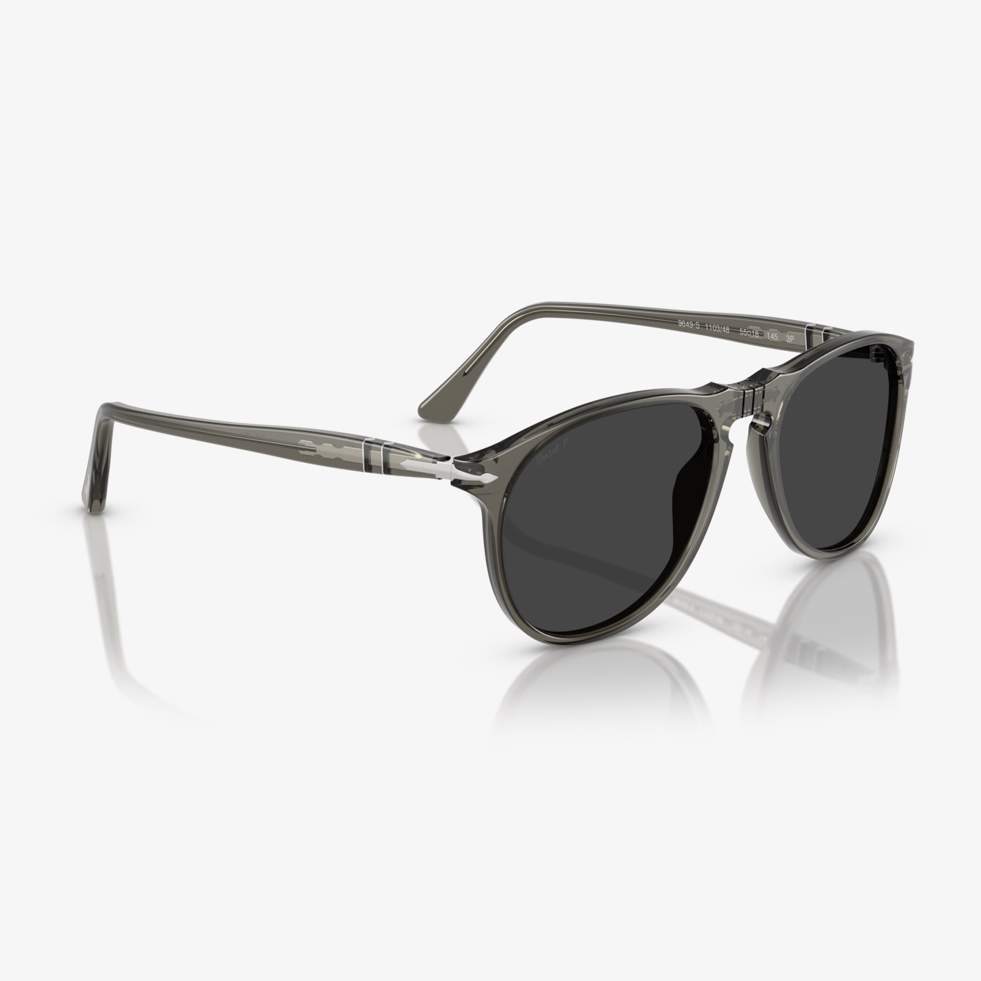 PERSOL PO9649S Erkek Gri Güneş Gözlüğü