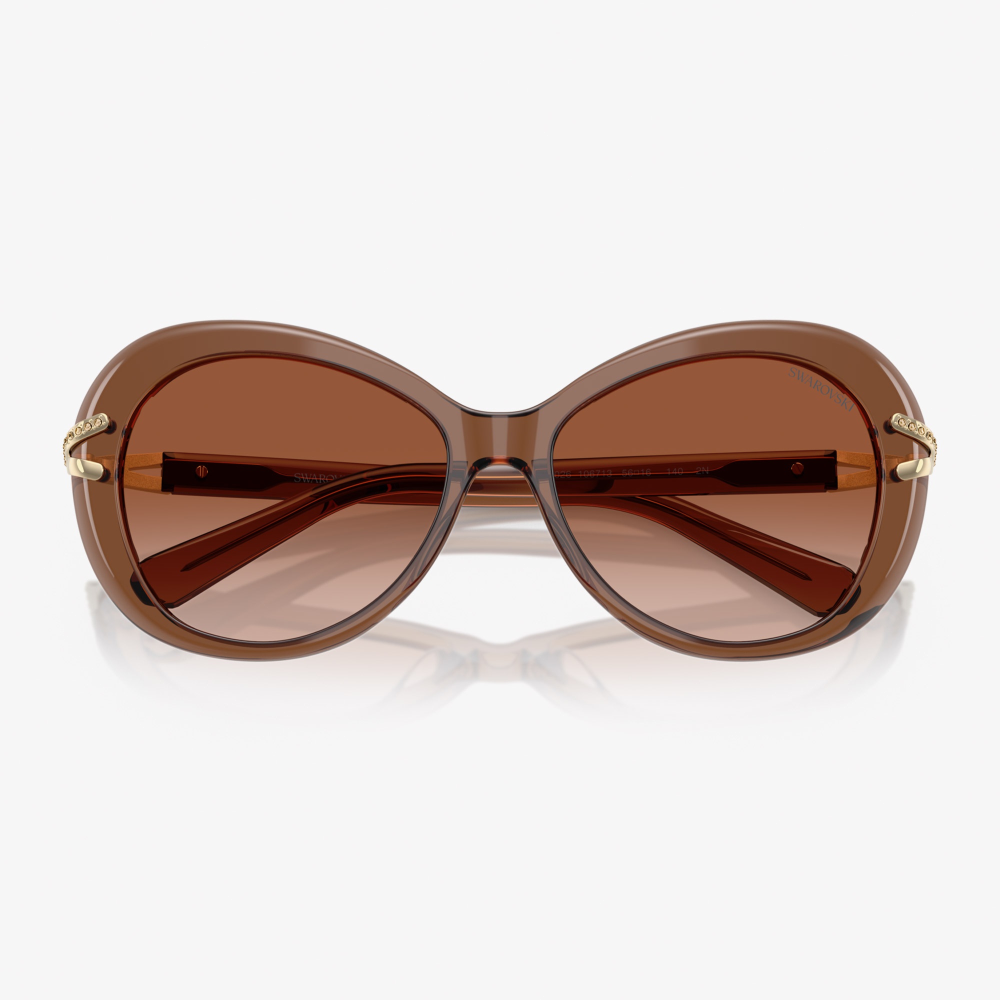Swarovski SK6026 Kadın Kahverengi Güneş Gözlüğü