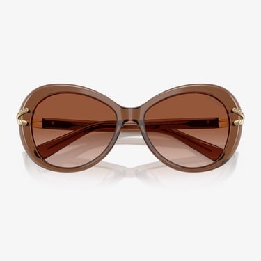  Swarovski SK6026 Kadın Kahverengi Güneş Gözlüğü