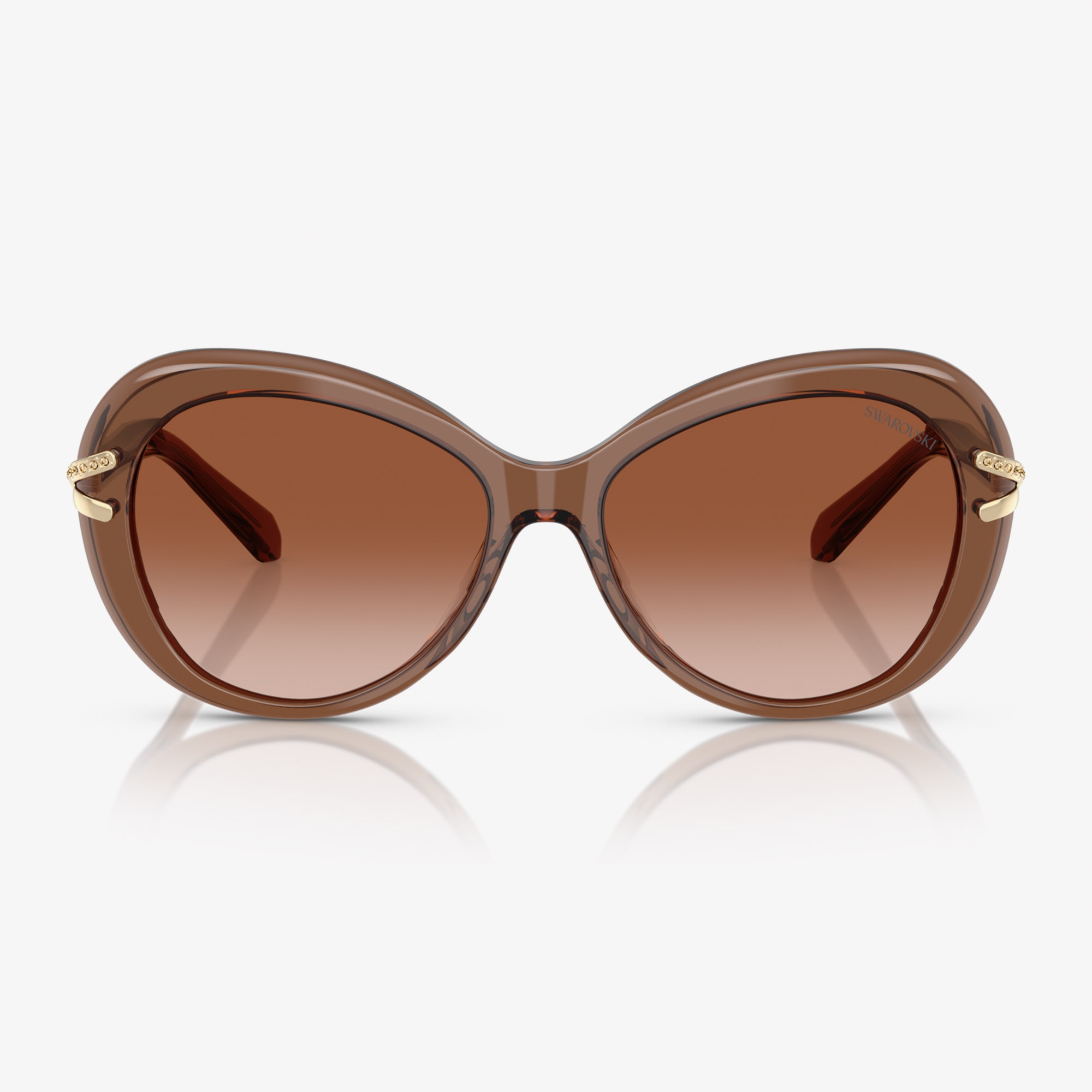 Swarovski SK6026 Kadın Kahverengi Güneş Gözlüğü