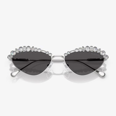  Swarovski SK7009 Kadın Gümüş Rengi Güneş Gözlüğü