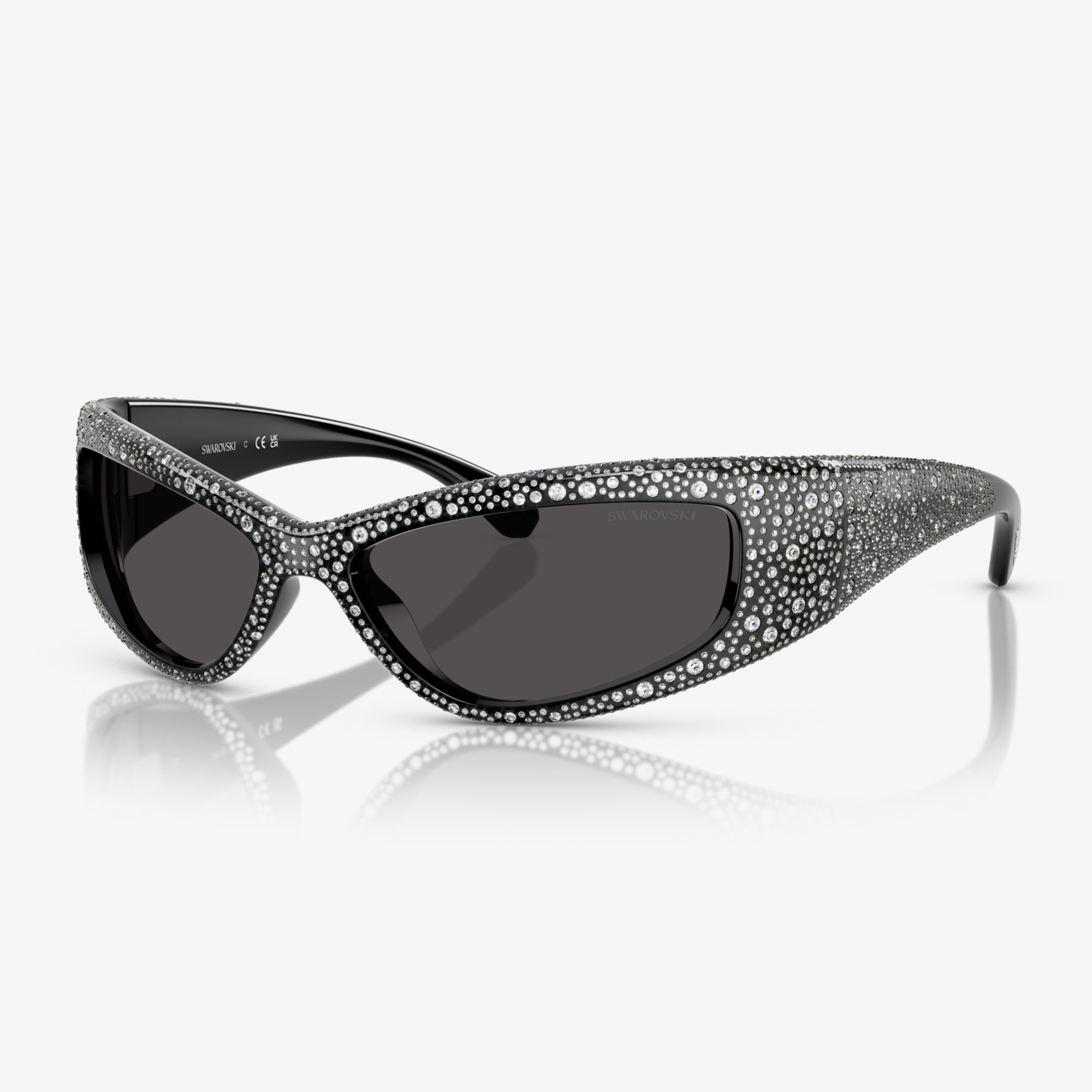 Swarovski SK6027 Kadın Siyah Güneş Gözlüğü