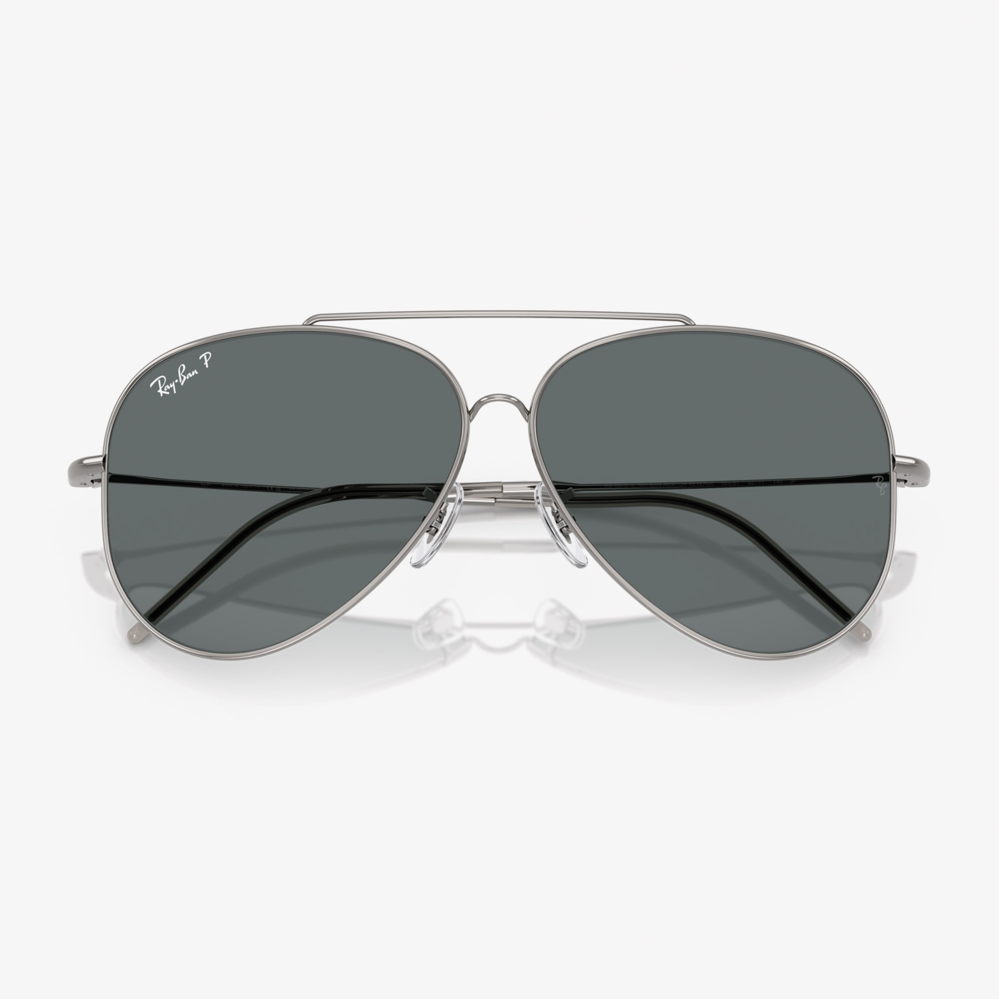 Ray-Ban Aviator Reverse RBR0101S Unisex Gri Güneş Gözlüğü