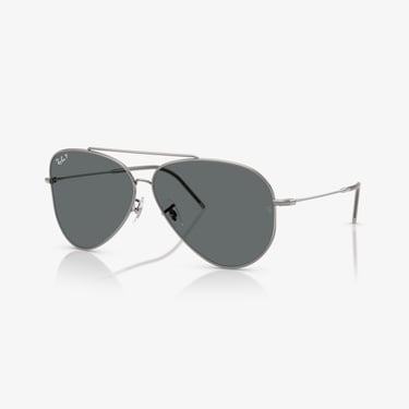  Ray-Ban Aviator Reverse RBR0101S Unisex Gri Güneş Gözlüğü